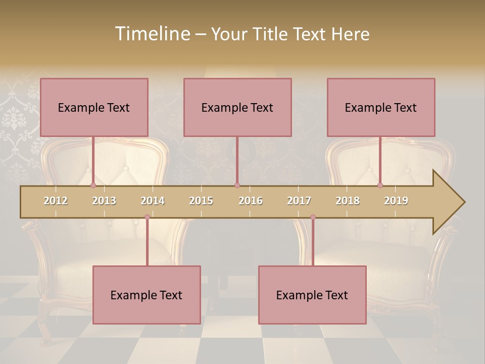 Living Pattern Furniture PowerPoint Template