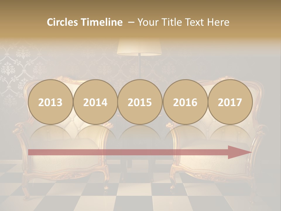 Living Pattern Furniture PowerPoint Template