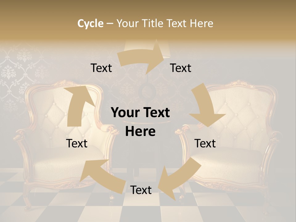 Living Pattern Furniture PowerPoint Template