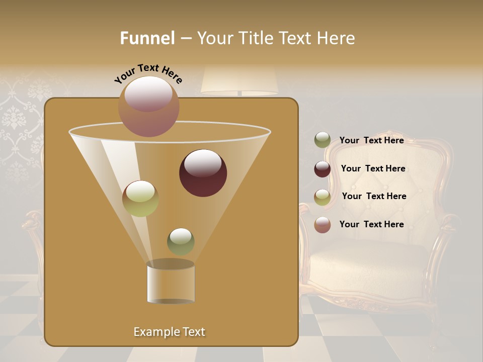 Living Pattern Furniture PowerPoint Template