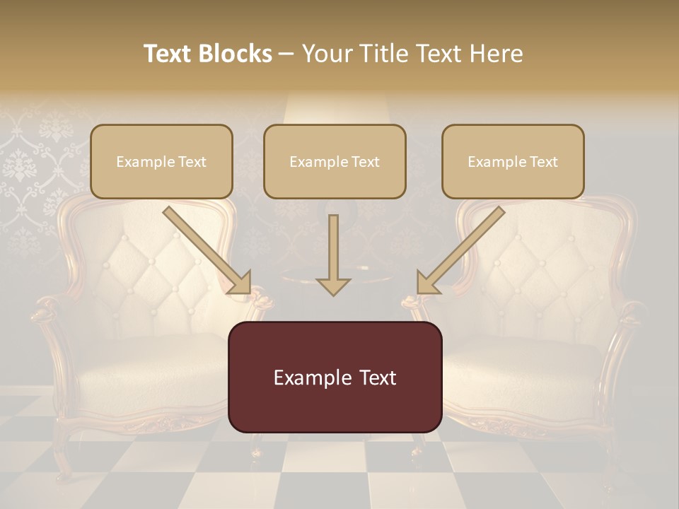 Living Pattern Furniture PowerPoint Template