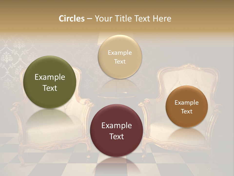 Living Pattern Furniture PowerPoint Template