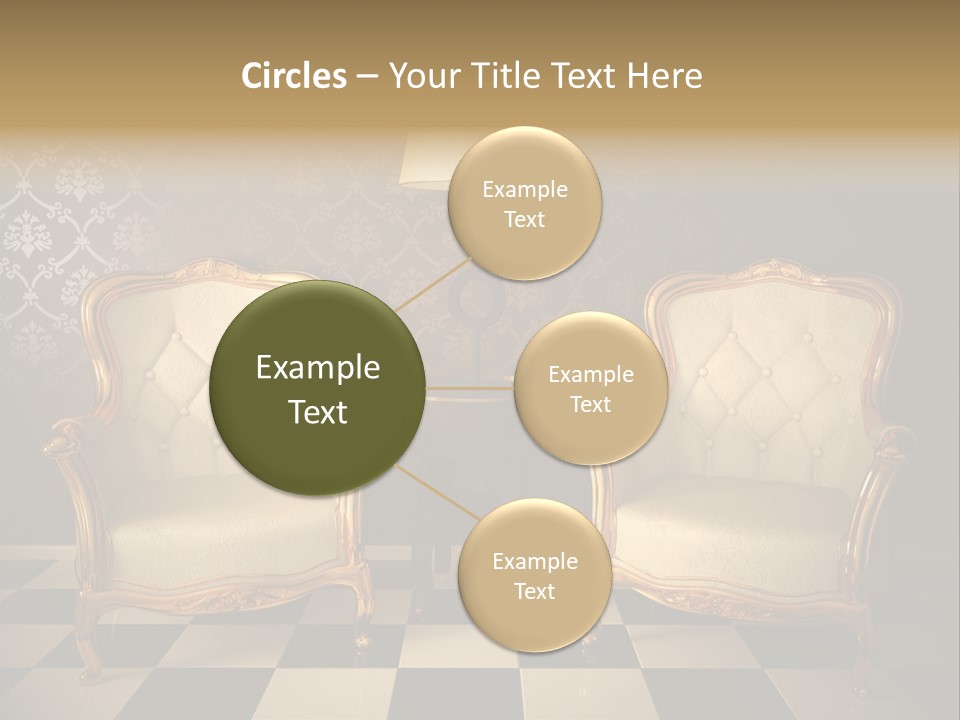 Living Pattern Furniture PowerPoint Template