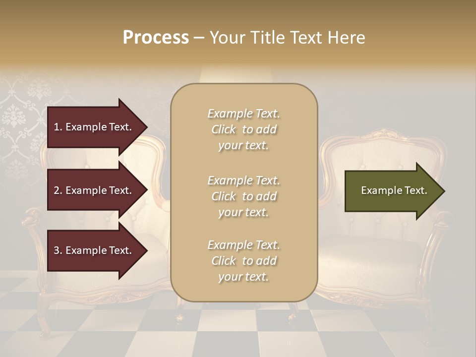 Living Pattern Furniture PowerPoint Template
