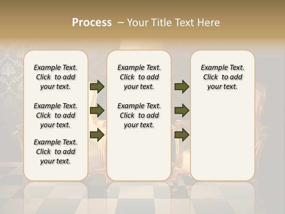 Living Pattern Furniture PowerPoint Template
