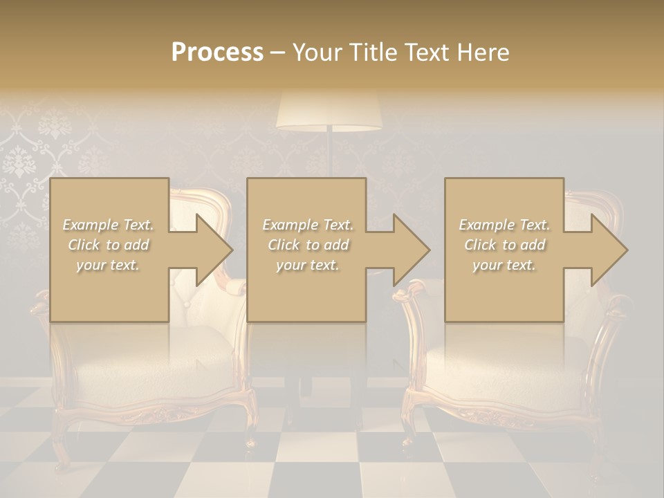 Living Pattern Furniture PowerPoint Template