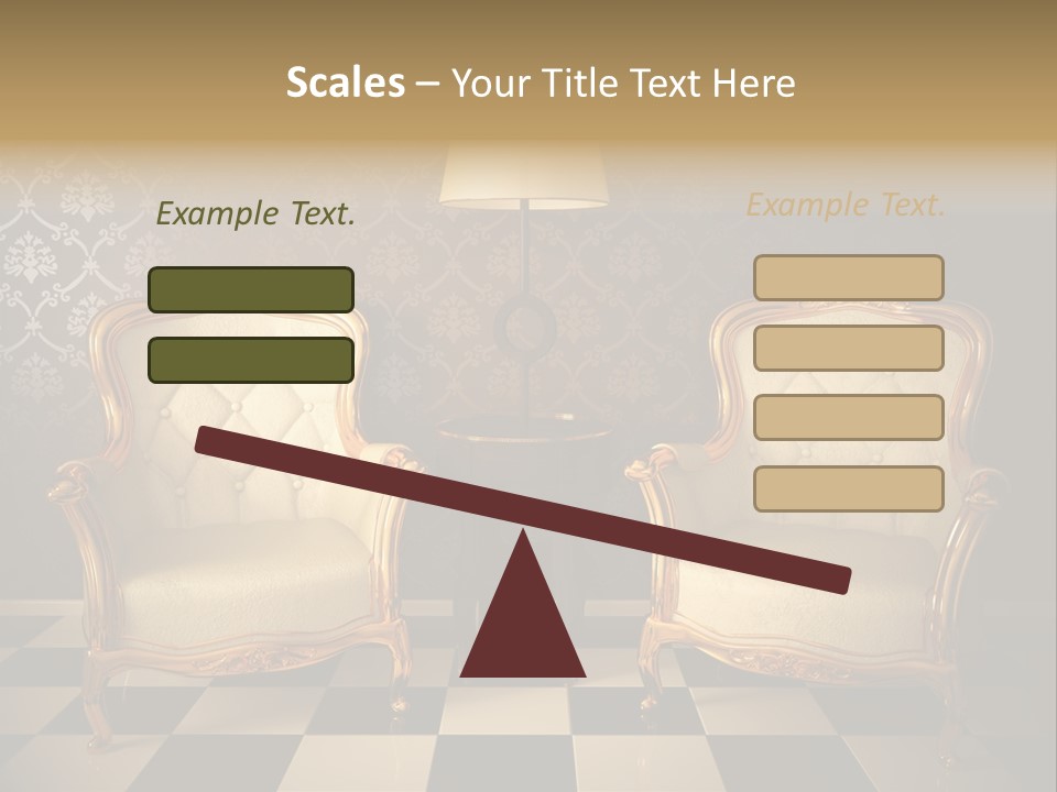 Living Pattern Furniture PowerPoint Template