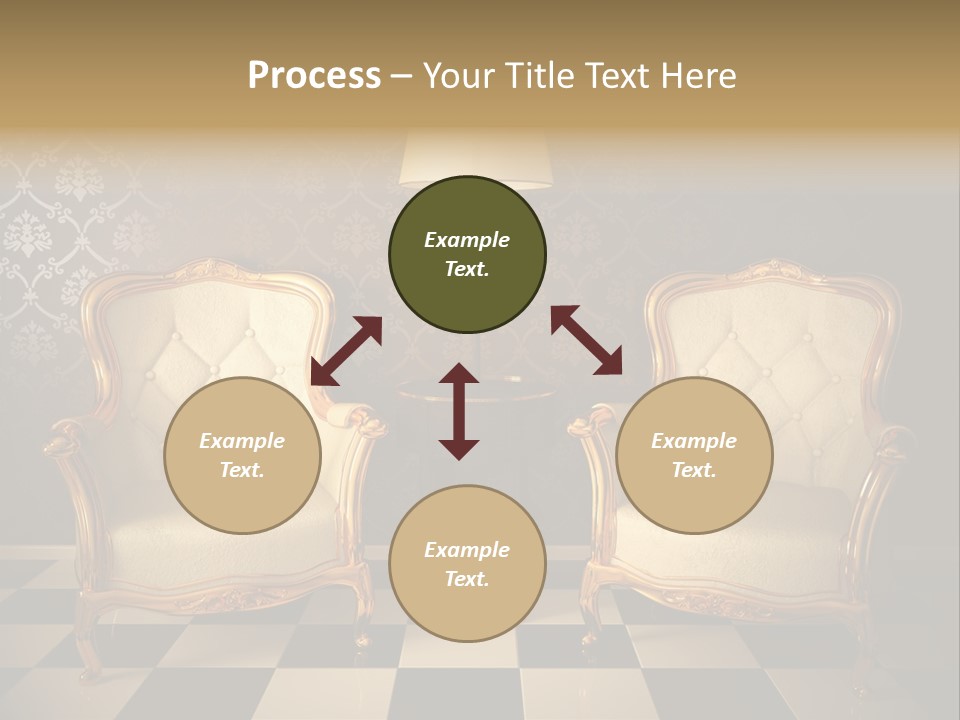Living Pattern Furniture PowerPoint Template