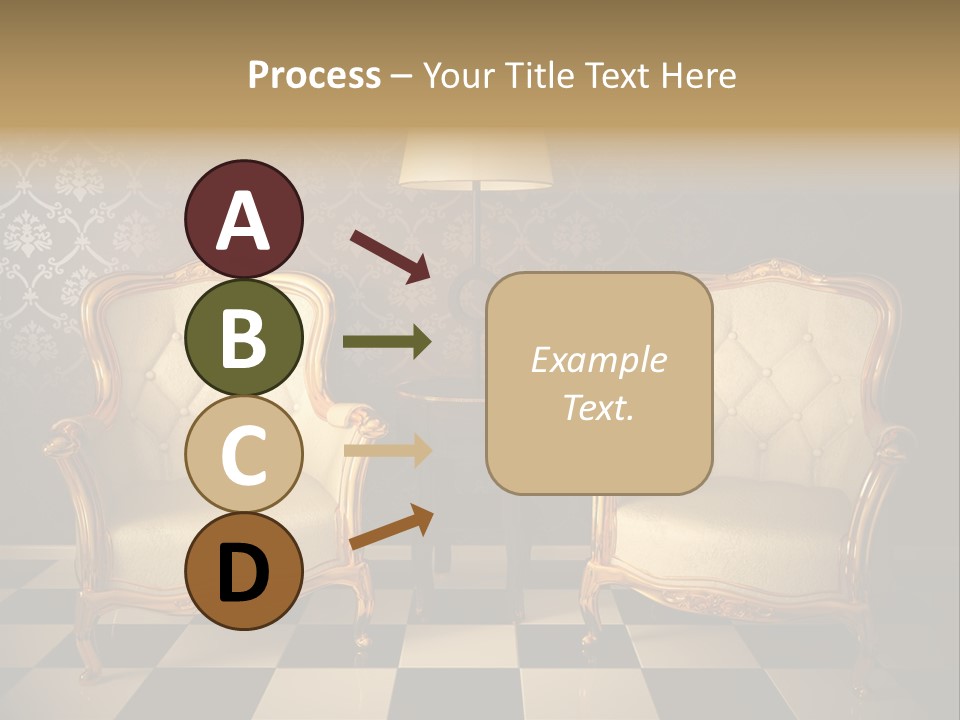 Living Pattern Furniture PowerPoint Template