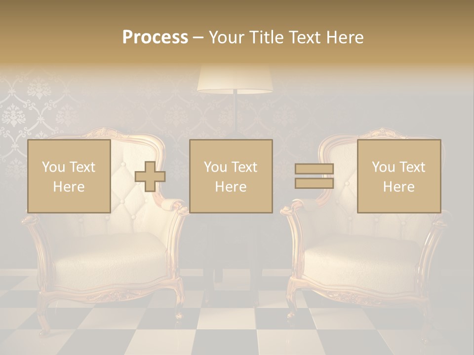 Living Pattern Furniture PowerPoint Template
