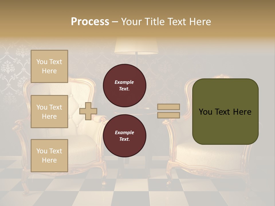 Living Pattern Furniture PowerPoint Template