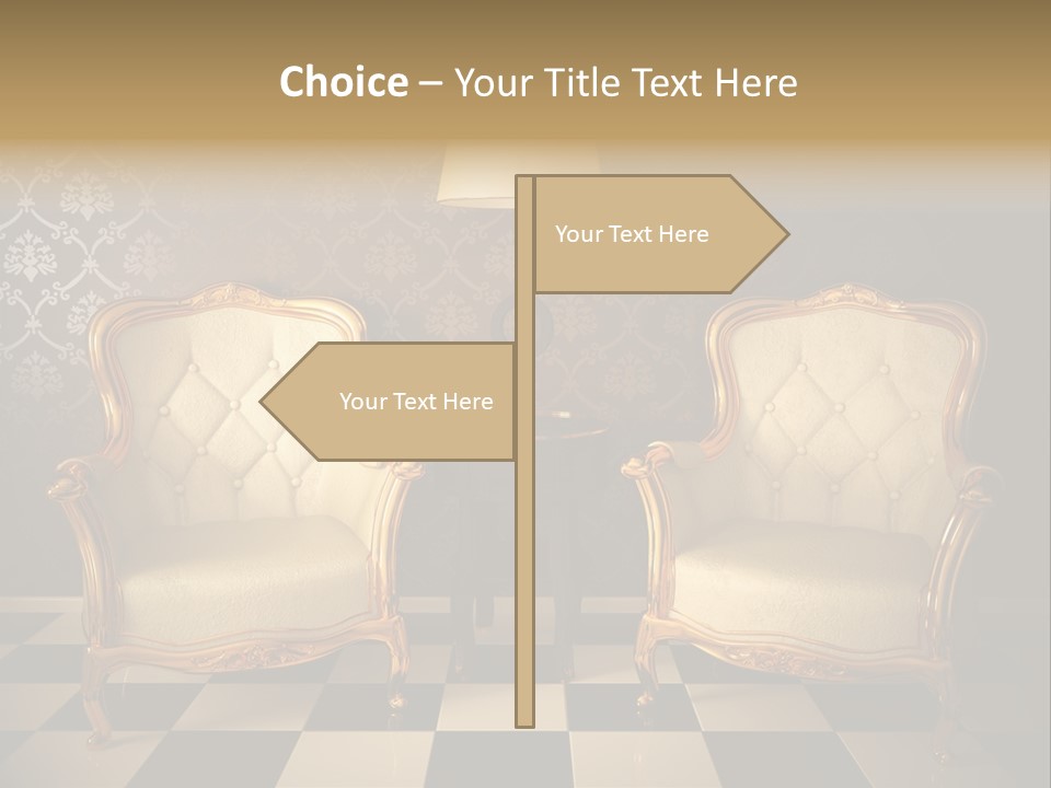 Living Pattern Furniture PowerPoint Template