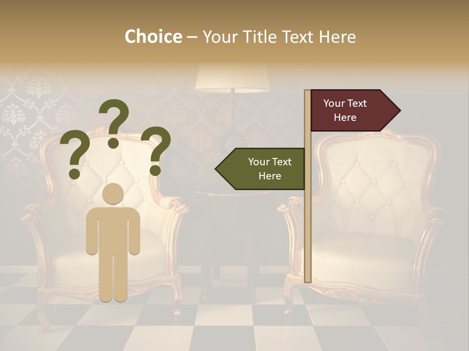 Living Pattern Furniture PowerPoint Template