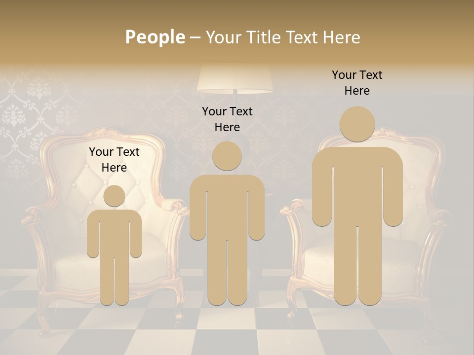 Living Pattern Furniture PowerPoint Template