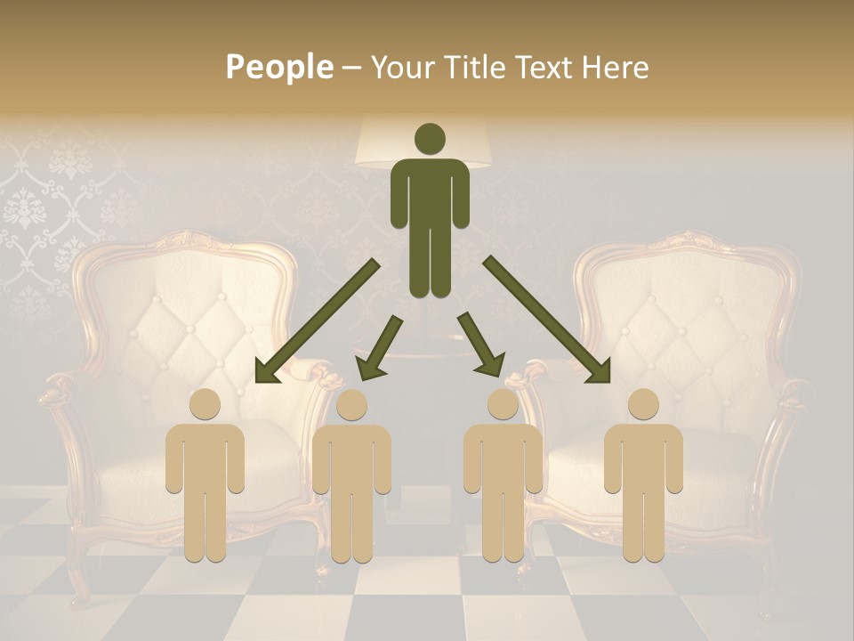 Living Pattern Furniture PowerPoint Template