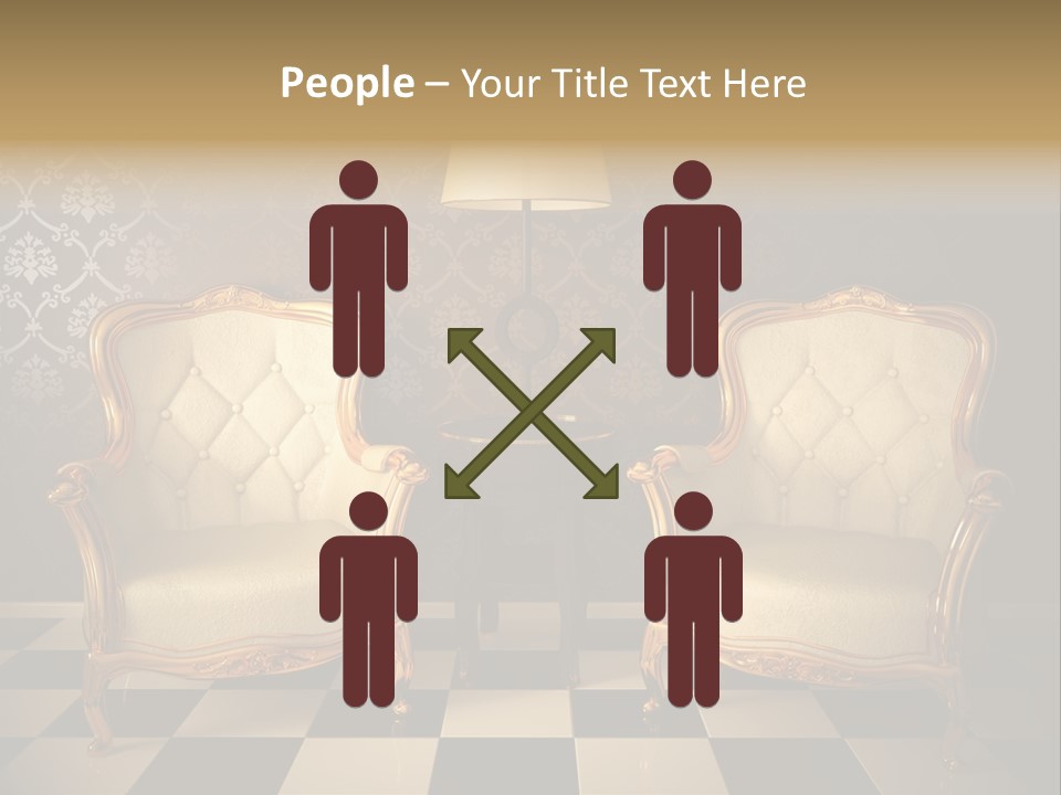 Living Pattern Furniture PowerPoint Template