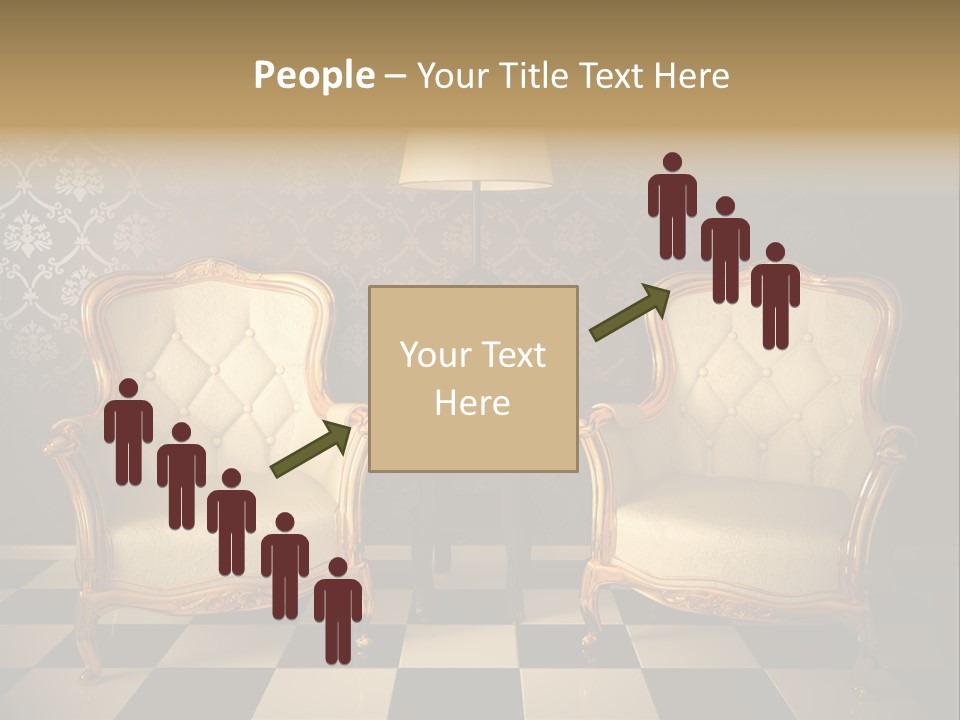 Living Pattern Furniture PowerPoint Template