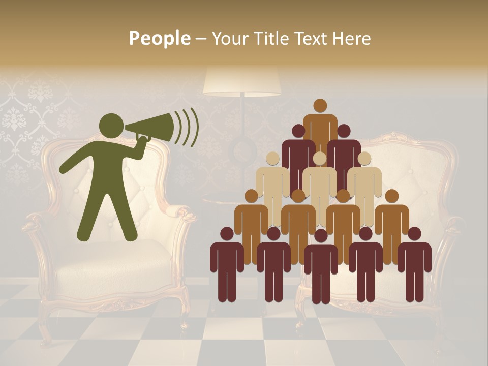 Living Pattern Furniture PowerPoint Template