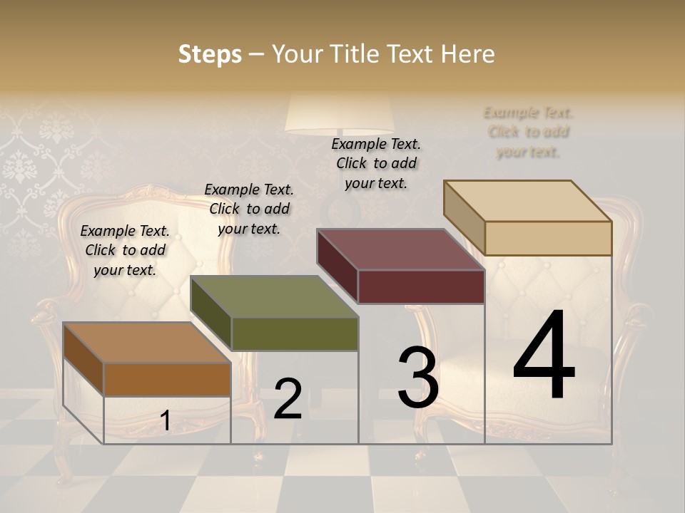 Living Pattern Furniture PowerPoint Template