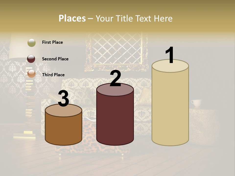 Classic Lamp Furniture PowerPoint Template