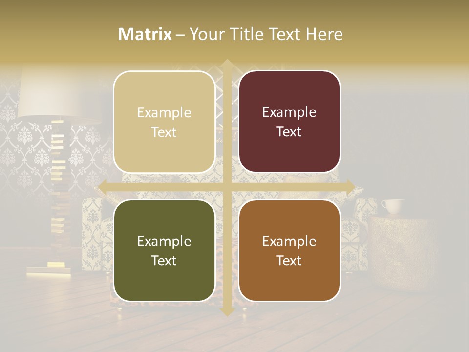 Classic Lamp Furniture PowerPoint Template