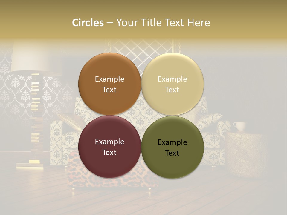 Classic Lamp Furniture PowerPoint Template