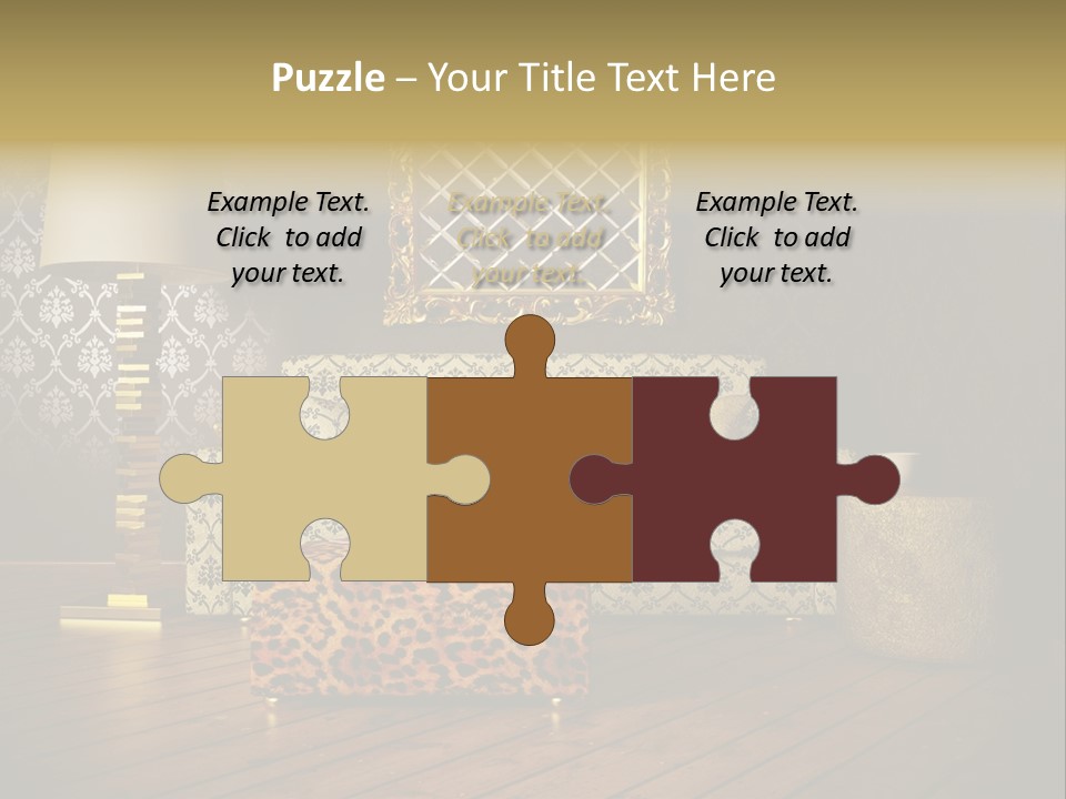 Classic Lamp Furniture PowerPoint Template