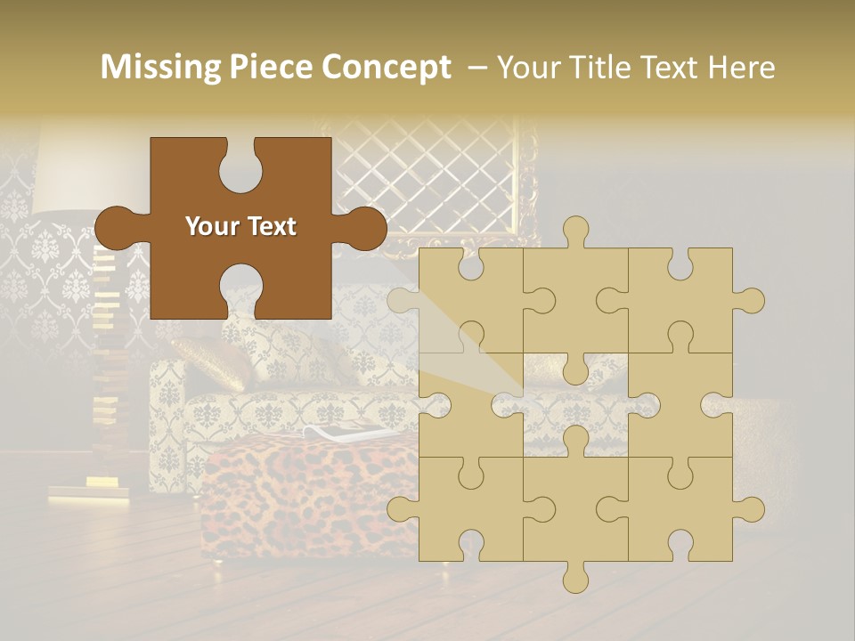 Classic Lamp Furniture PowerPoint Template