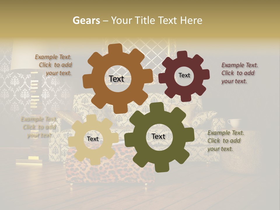 Classic Lamp Furniture PowerPoint Template