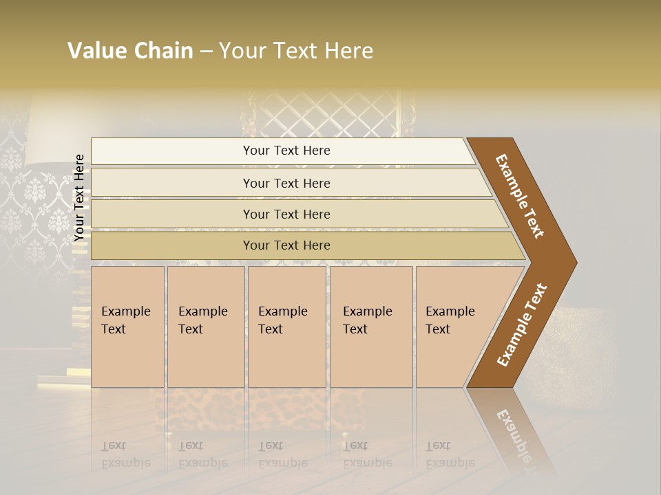 Classic Lamp Furniture PowerPoint Template
