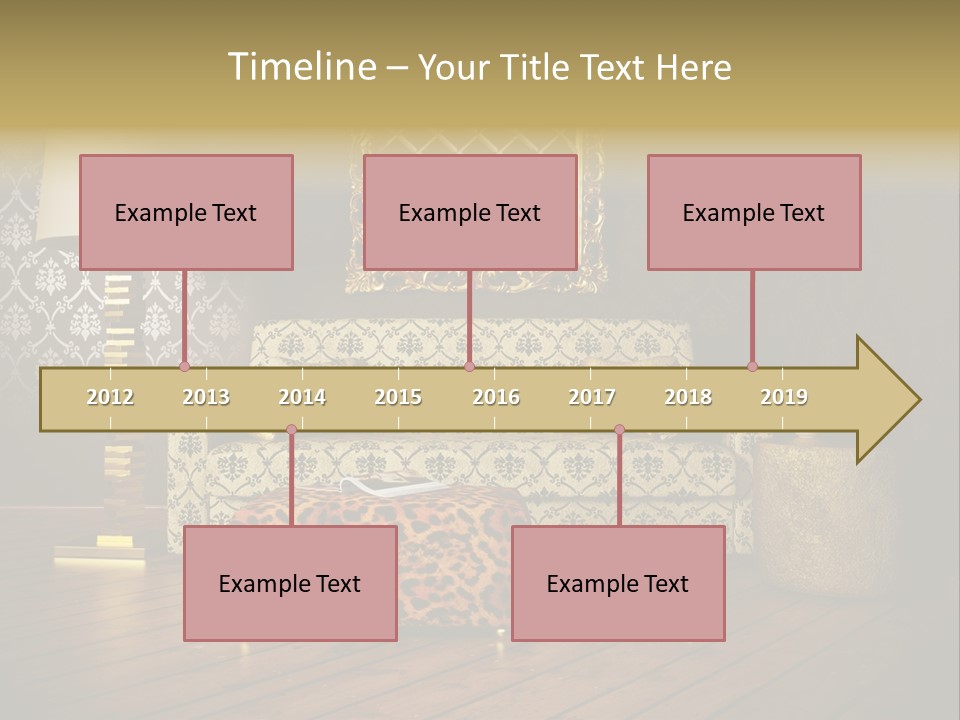 Classic Lamp Furniture PowerPoint Template