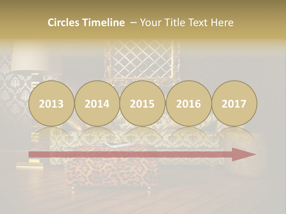 Classic Lamp Furniture PowerPoint Template