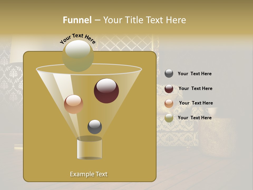 Classic Lamp Furniture PowerPoint Template