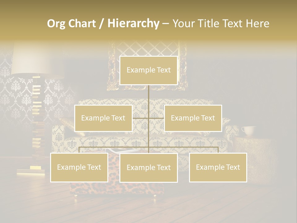 Classic Lamp Furniture PowerPoint Template