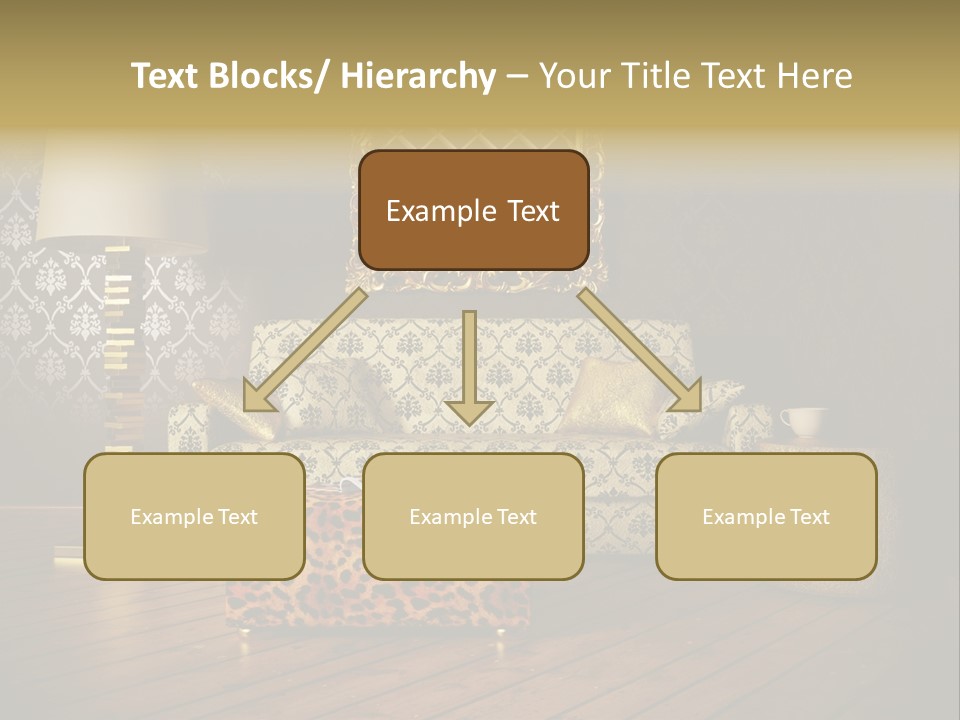 Classic Lamp Furniture PowerPoint Template