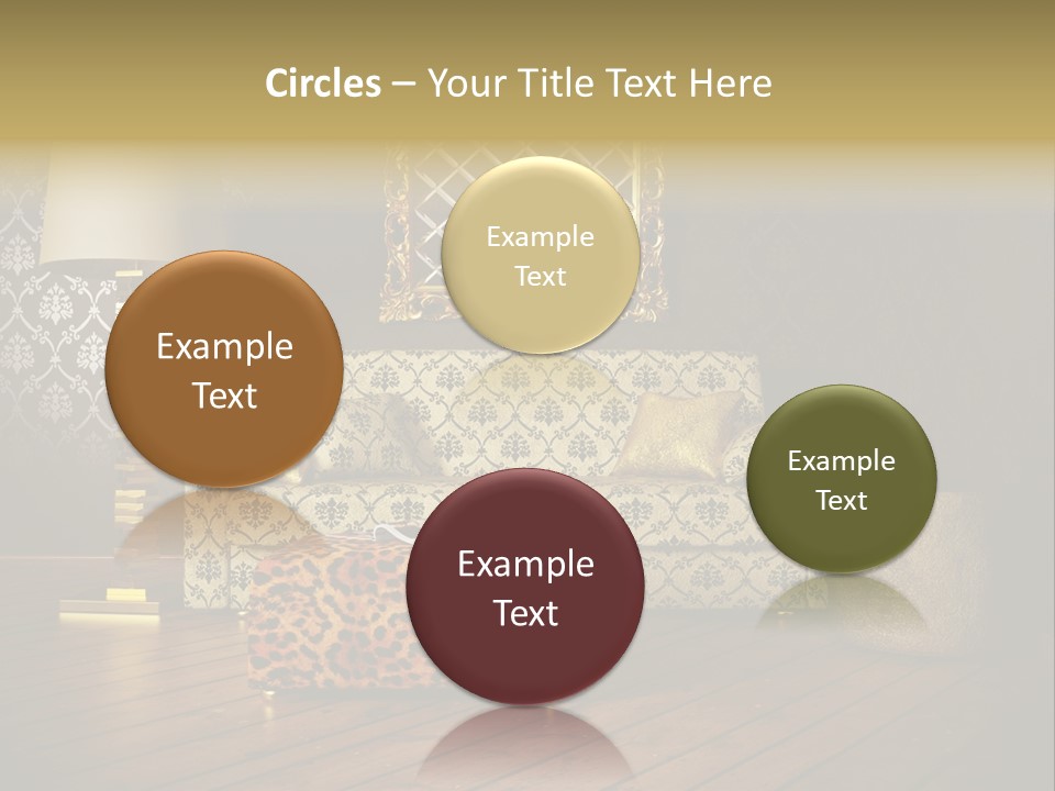 Classic Lamp Furniture PowerPoint Template