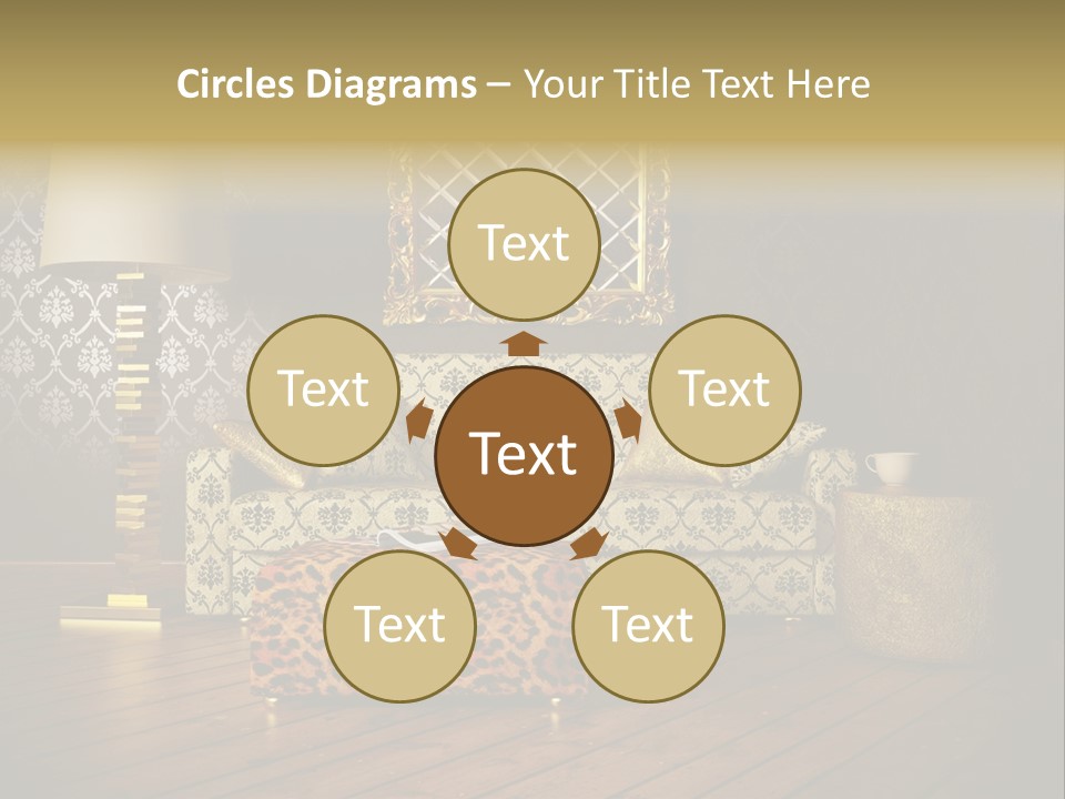 Classic Lamp Furniture PowerPoint Template