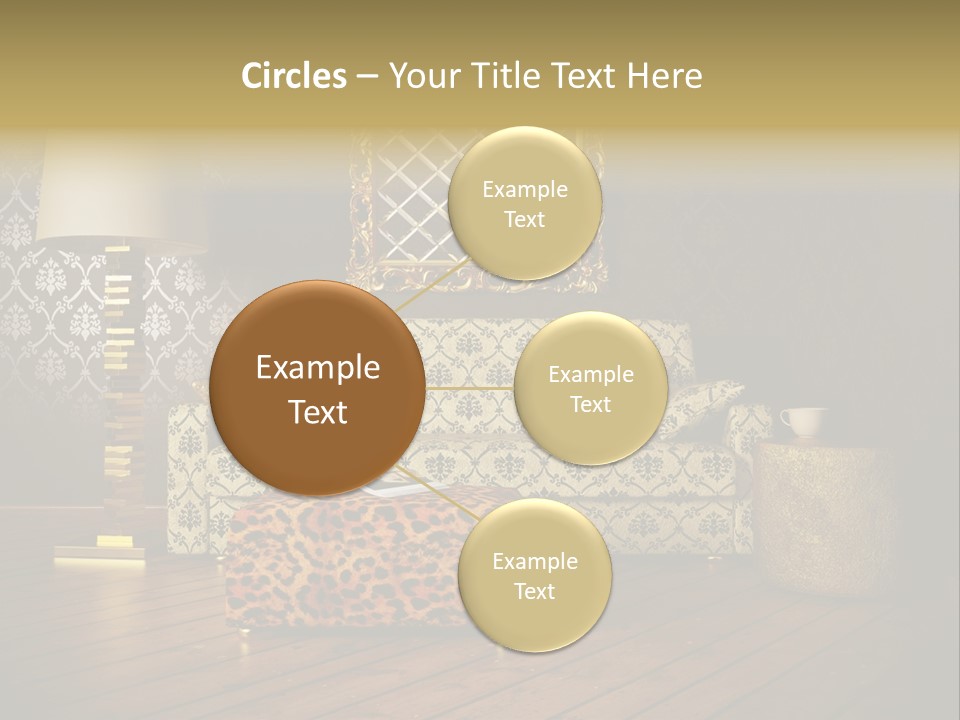 Classic Lamp Furniture PowerPoint Template