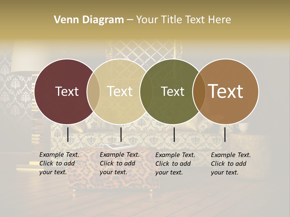 Classic Lamp Furniture PowerPoint Template