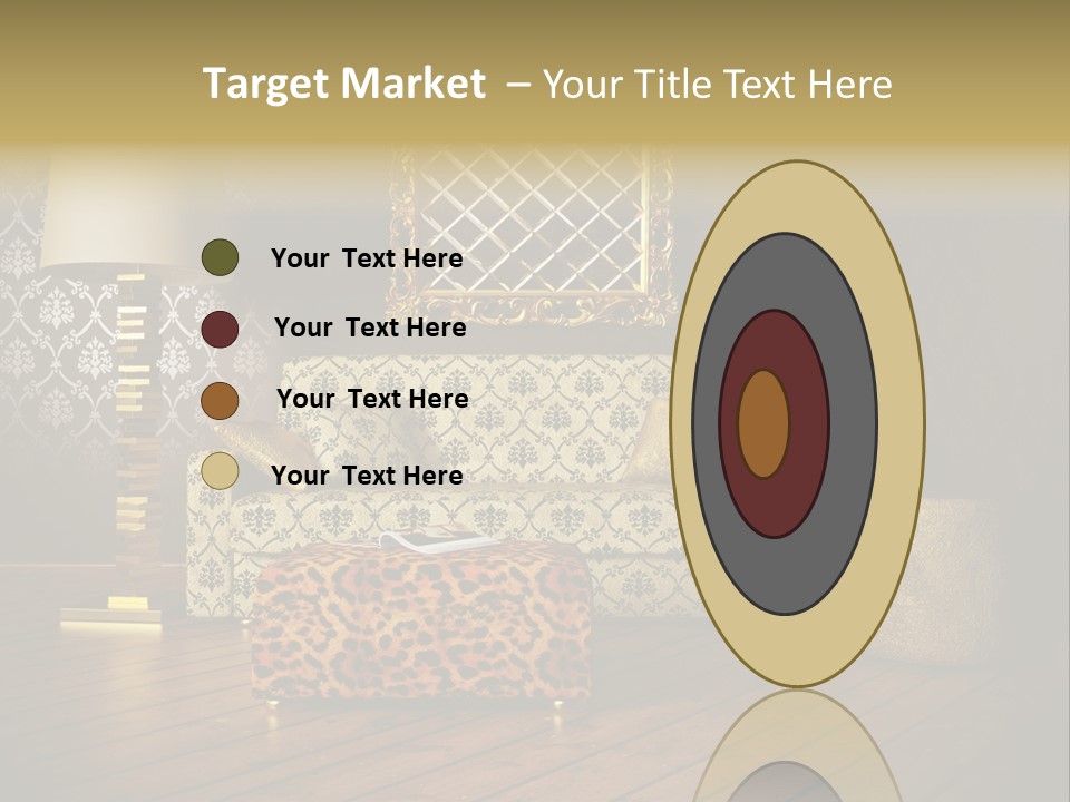 Classic Lamp Furniture PowerPoint Template