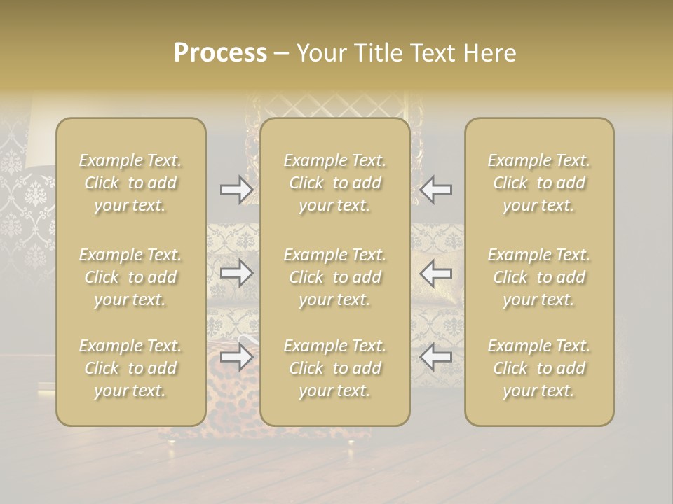 Classic Lamp Furniture PowerPoint Template