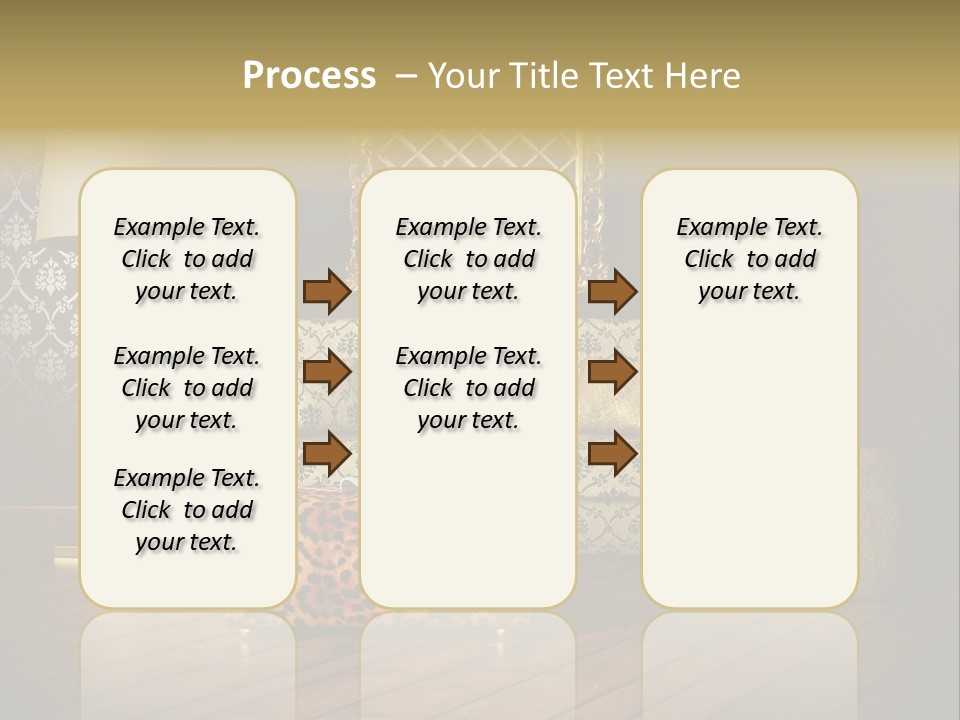Classic Lamp Furniture PowerPoint Template