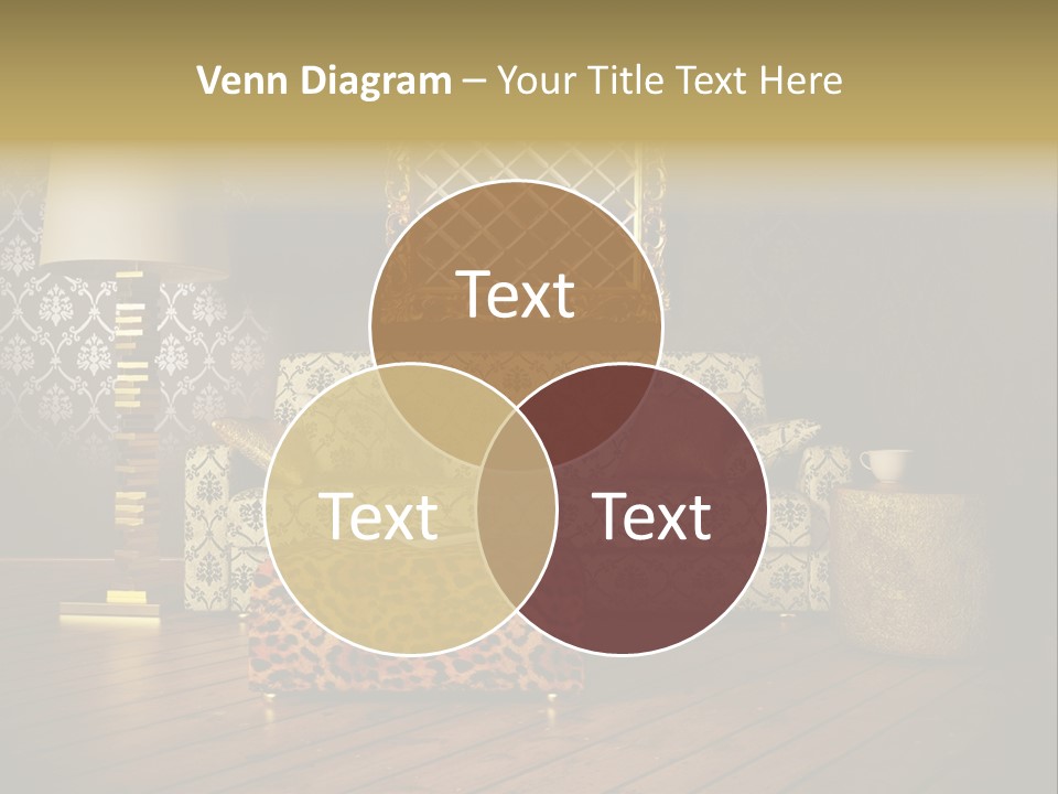 Classic Lamp Furniture PowerPoint Template