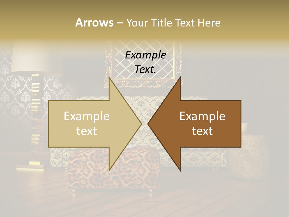 Classic Lamp Furniture PowerPoint Template