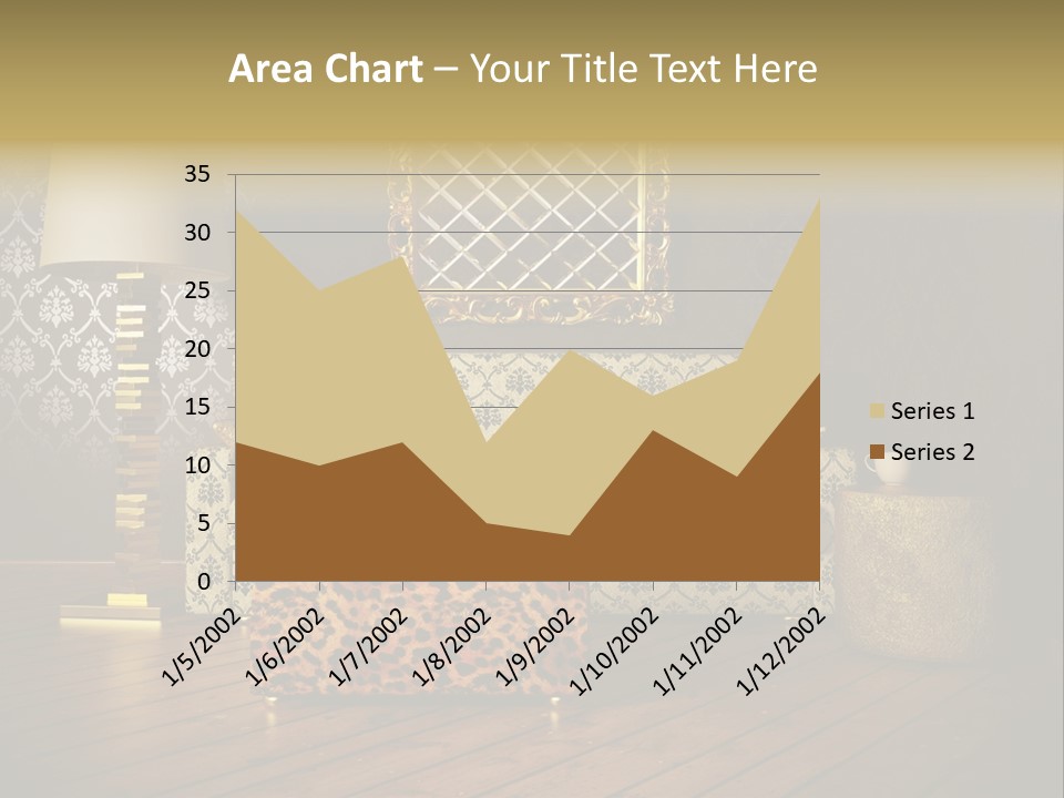 Classic Lamp Furniture PowerPoint Template