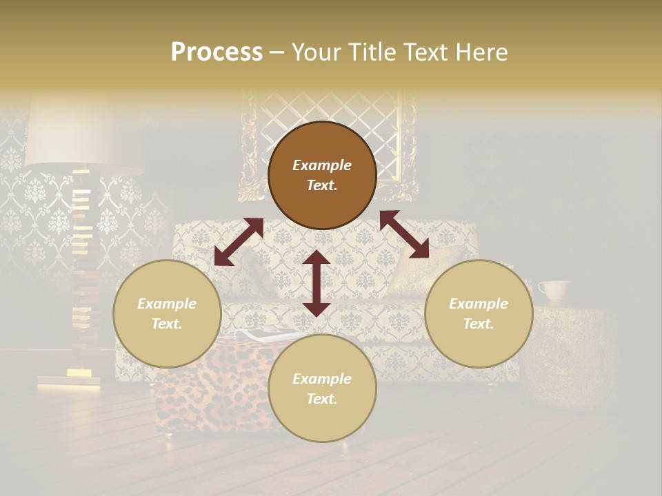 Classic Lamp Furniture PowerPoint Template