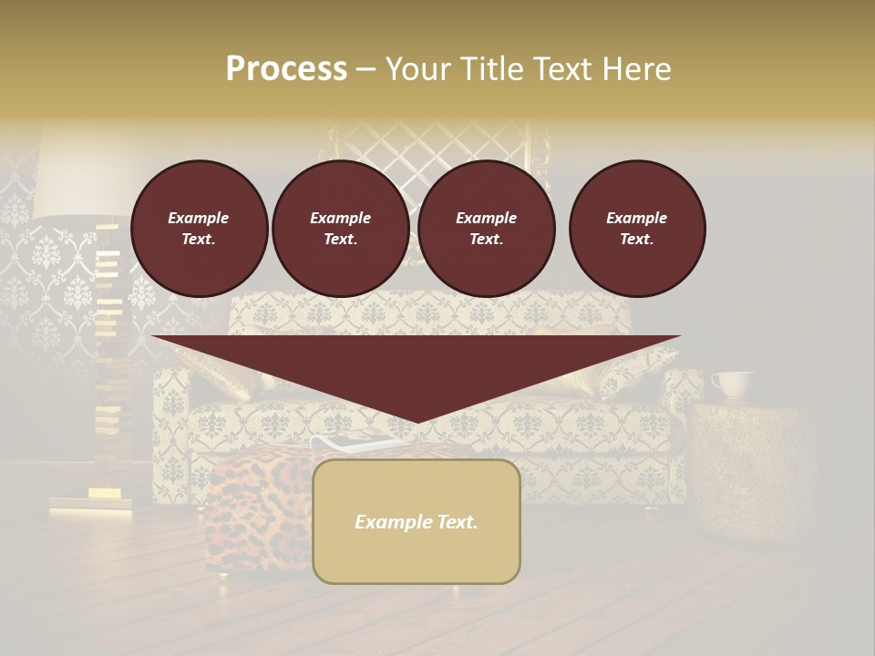 Classic Lamp Furniture PowerPoint Template