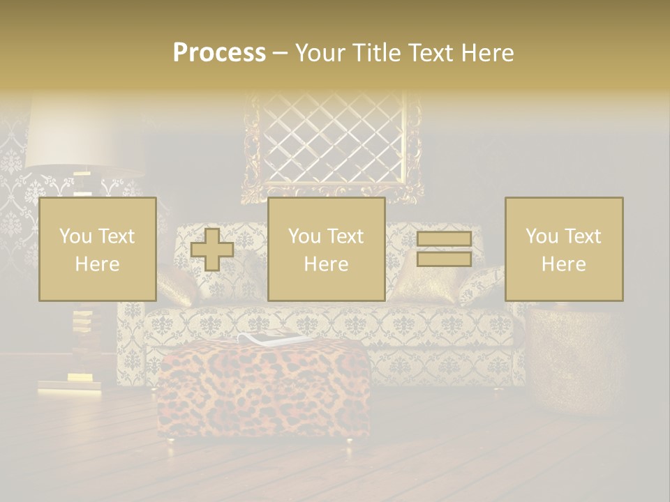 Classic Lamp Furniture PowerPoint Template