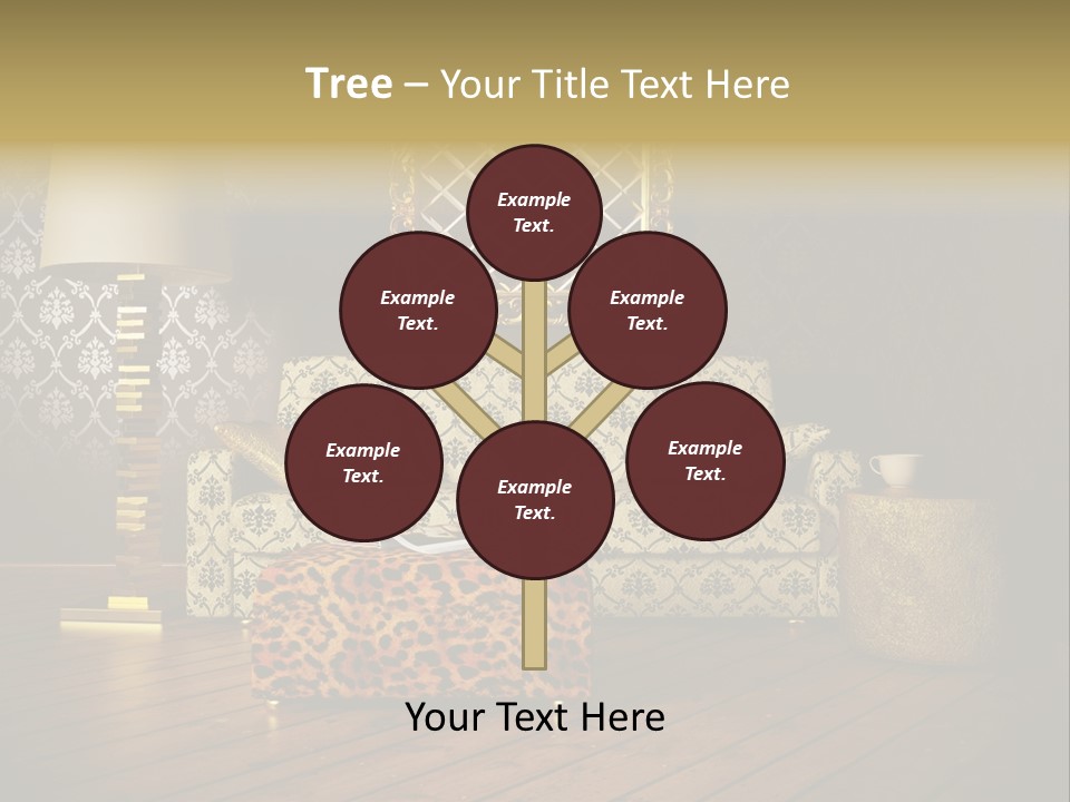 Classic Lamp Furniture PowerPoint Template