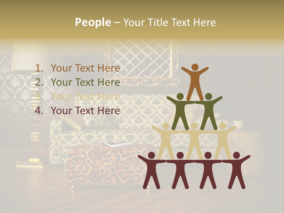 Classic Lamp Furniture PowerPoint Template